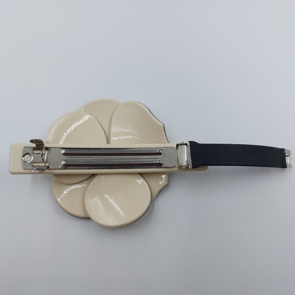 Camellia French Hair Barrettes Rhinestone Acetate Hair Clip Women - Picture 8 of 16